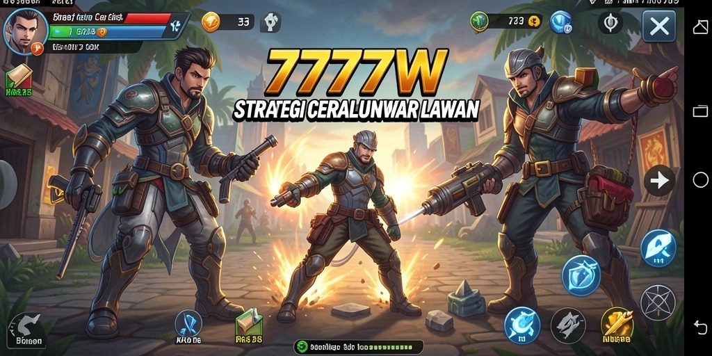 Screenshot dari gameplay seru dalam 7777W menampilkan taktik strategis yang mendebarkan.