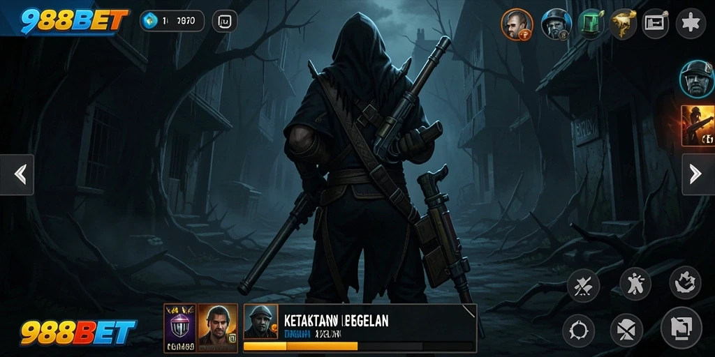 Gameplay menegangkan di 988BET dengan suasana Horror yang mencekam.