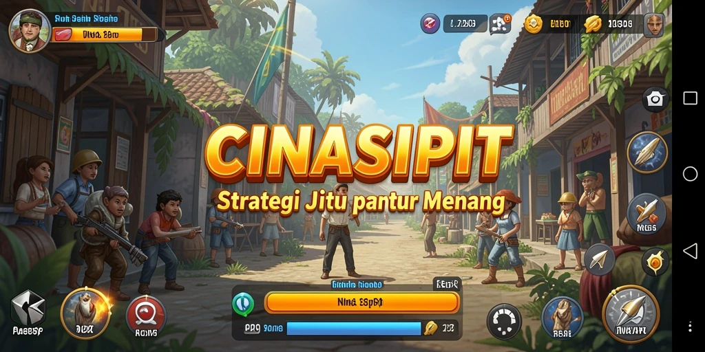 Tangkapan layar gameplay CINASIPIT yang menampilkan strategi luar biasa.