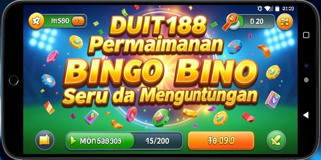 Tampilan gameplay Bingo di DUIT188 yang seru dan interaktif.