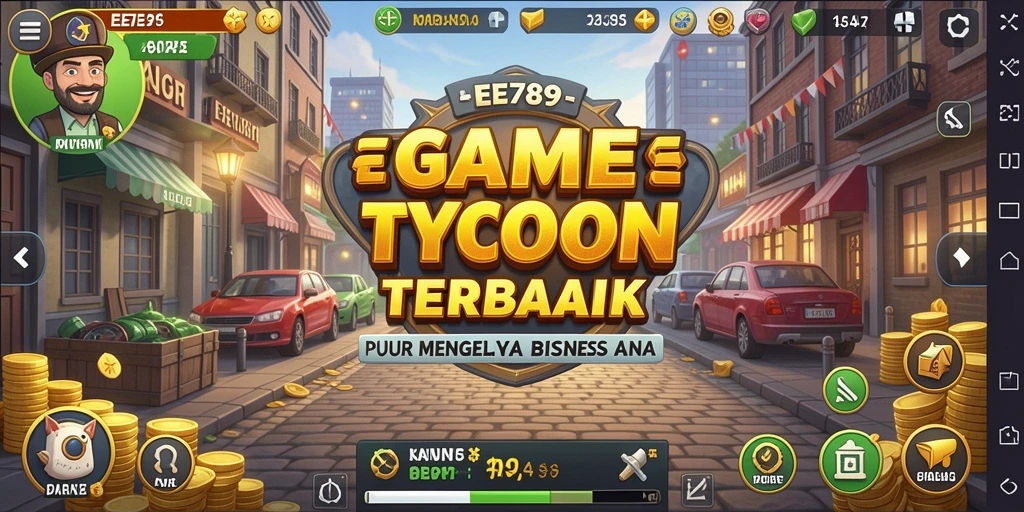 Gameplay menarik EE789 dalam membangun bisnis Tycoon.
