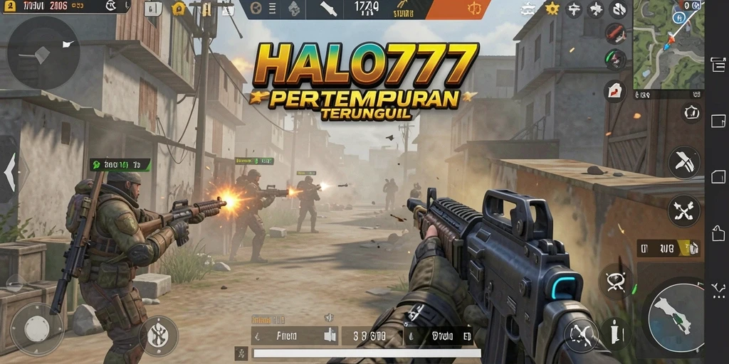 Gameplay menarik dari HALO777 dengan aksi tembak-menembak intens.