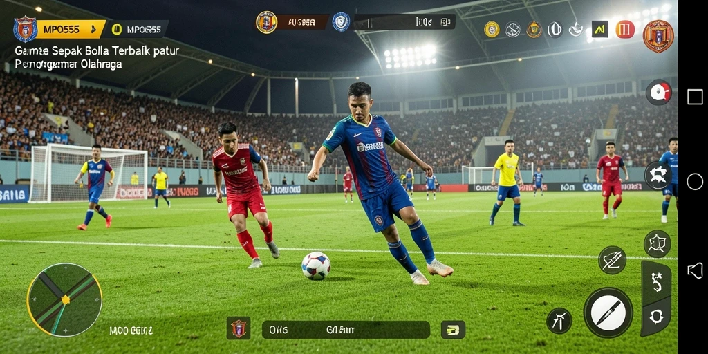 Tampilan gameplay <strong>MPO555</strong> yang menakjubkan dengan aksi sepak bola yang mendebarkan.