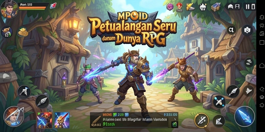 Tampilan menarik dari gameplay seru MPOID yang mengajak pemain berpetualang.