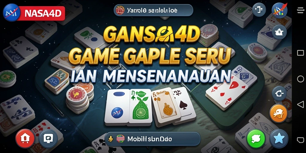 Tampilan gameplay Gaple yang seru dan interaktif.