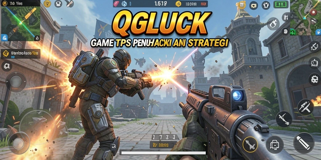 Gambaran tampilan gameplay QGLUCK yang mendebarkan.