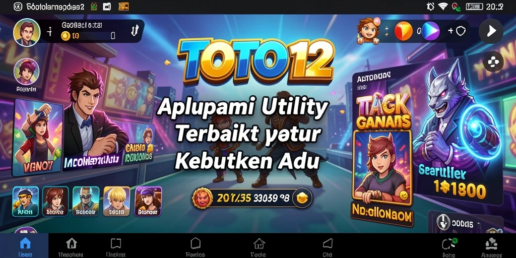 Screenshot TOTO12 menunjukkan antarmuka pengguna yang bersih dan intuitif.